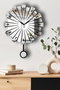 Wallity Reloj de pared decorativo Plateado